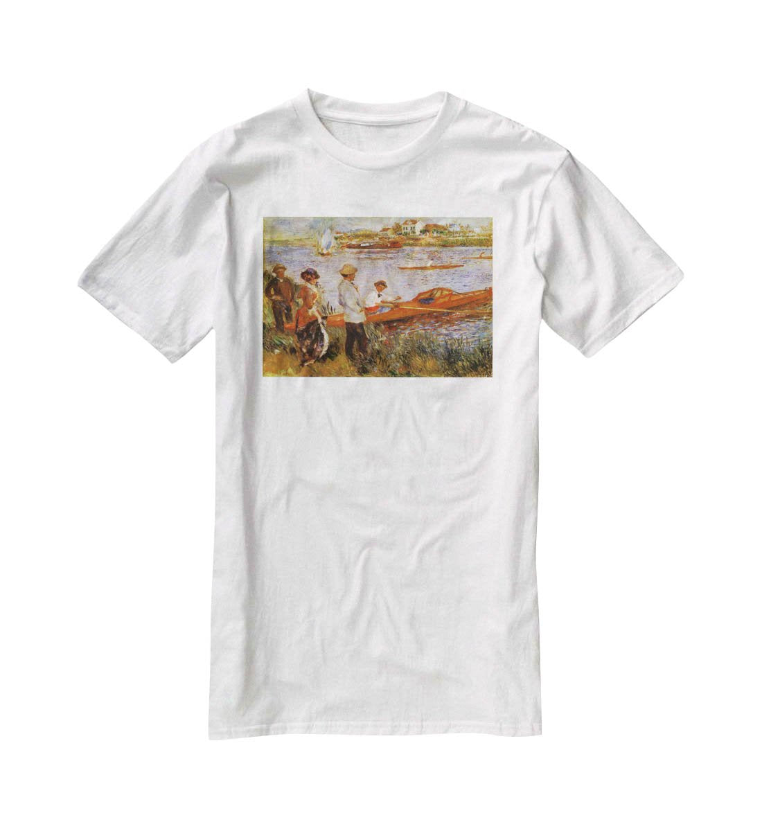 Rameurs A Chatou 1879 by Manet T-Shirt - Canvas Art Rocks - 5
