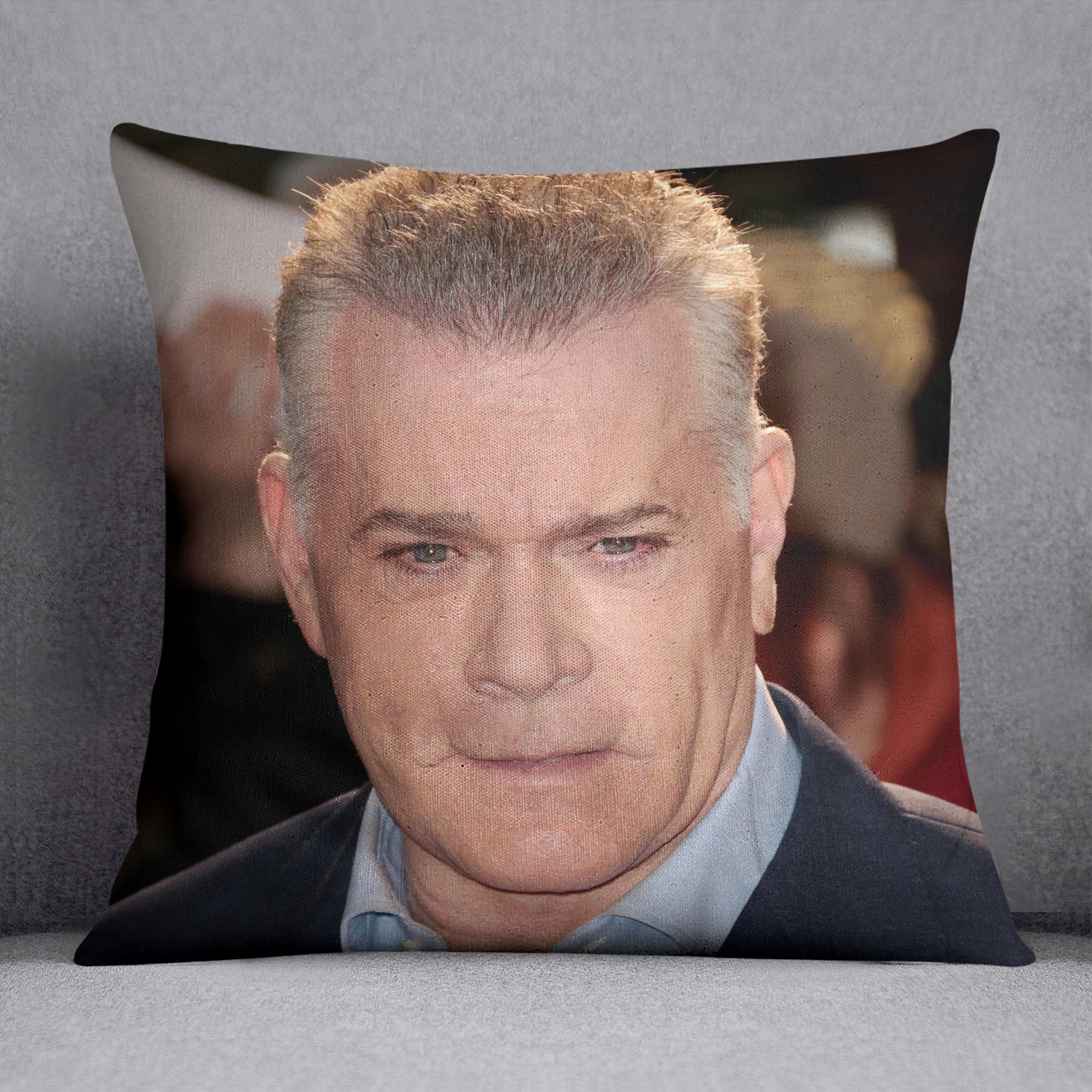 Ray Liotta Cushion - Canvas Art Rocks - 1