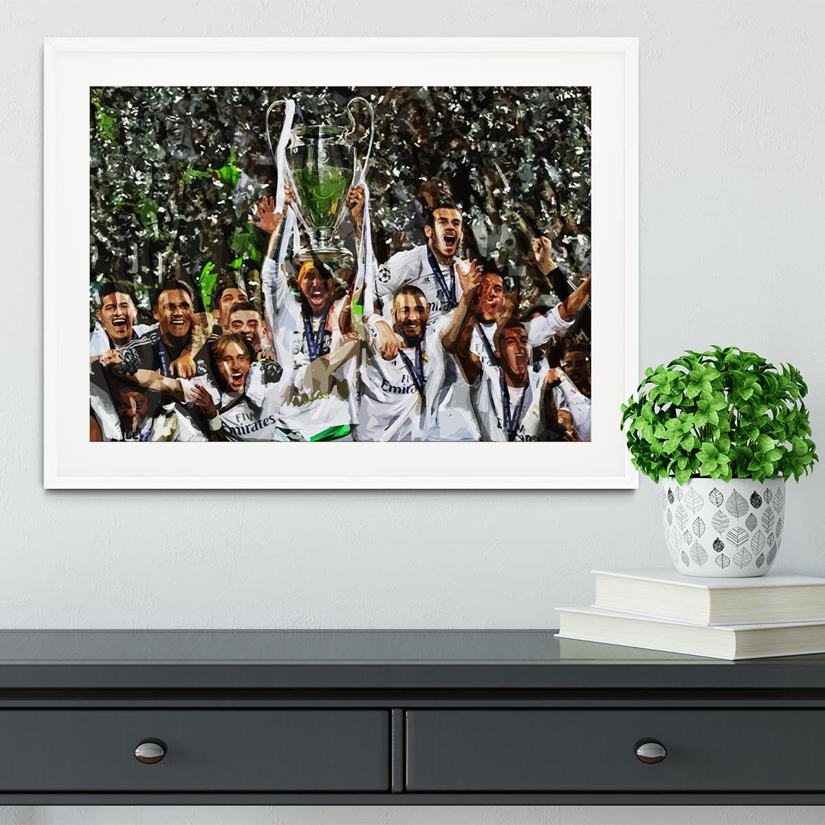 Real Madrid Champions League 2017 Framed Print - Canvas Art Rocks - 5