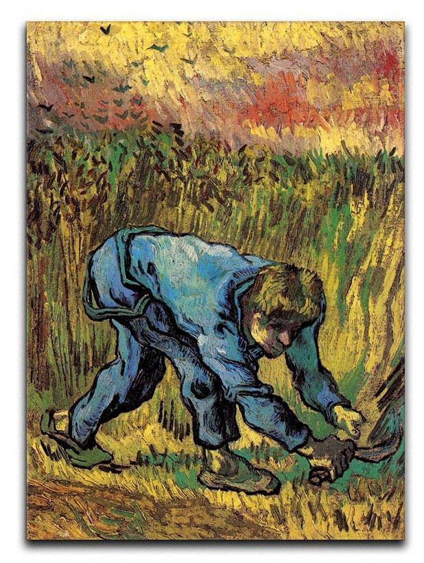 Reaper with Sickle after Millet by Van Gogh Canvas Print & Poster  - Canvas Art Rocks - 1