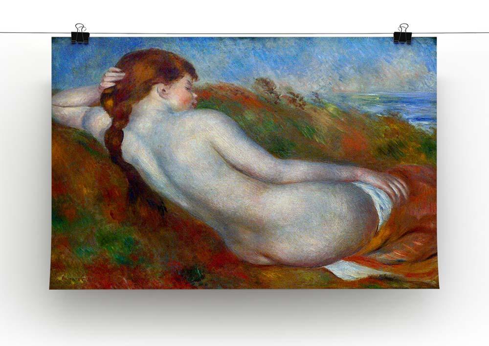 Reclining nude by Renoir Canvas Print or Poster - Canvas Art Rocks - 2