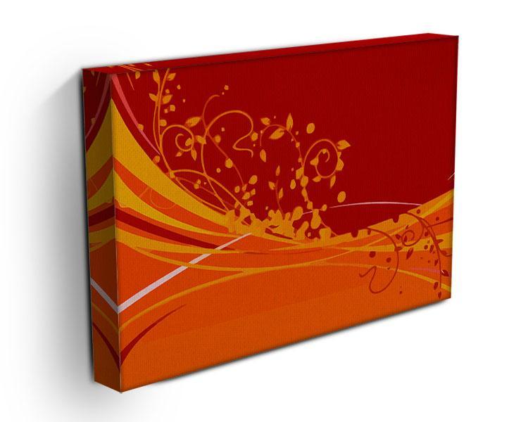 Red Abstract Canvas Print or Poster - Canvas Art Rocks - 3