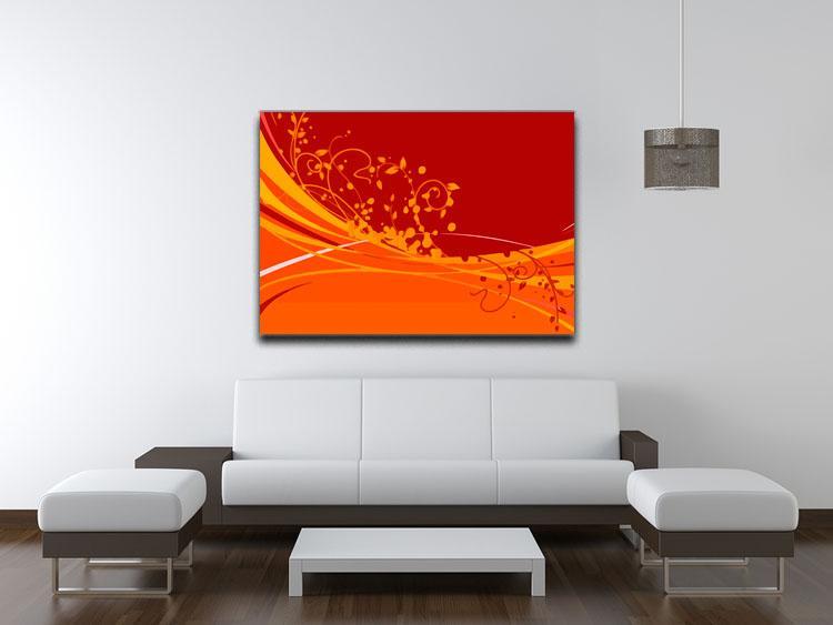 Red Abstract Canvas Print or Poster - Canvas Art Rocks - 4