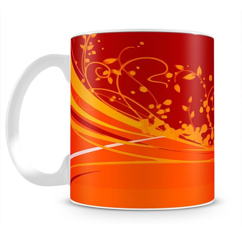 Red Abstract Mug - Canvas Art Rocks - 2