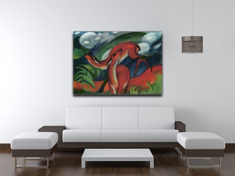 Red Deer II by Franz Marc Canvas Print or Poster - Canvas Art Rocks - 4