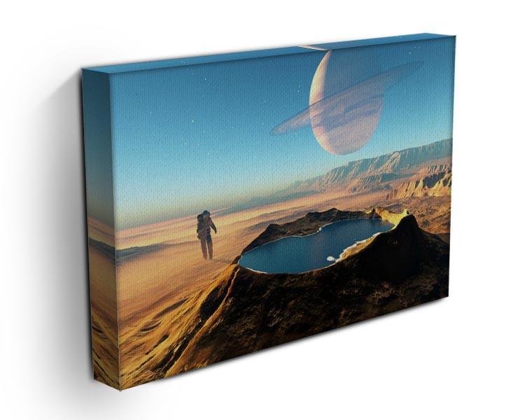 Red Planet Mars Space Walk Canvas Print or Poster - Canvas Art Rocks - 3