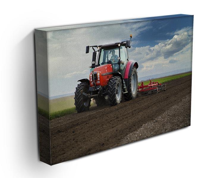Red Tractor Canvas Print or Poster - Canvas Art Rocks - 3