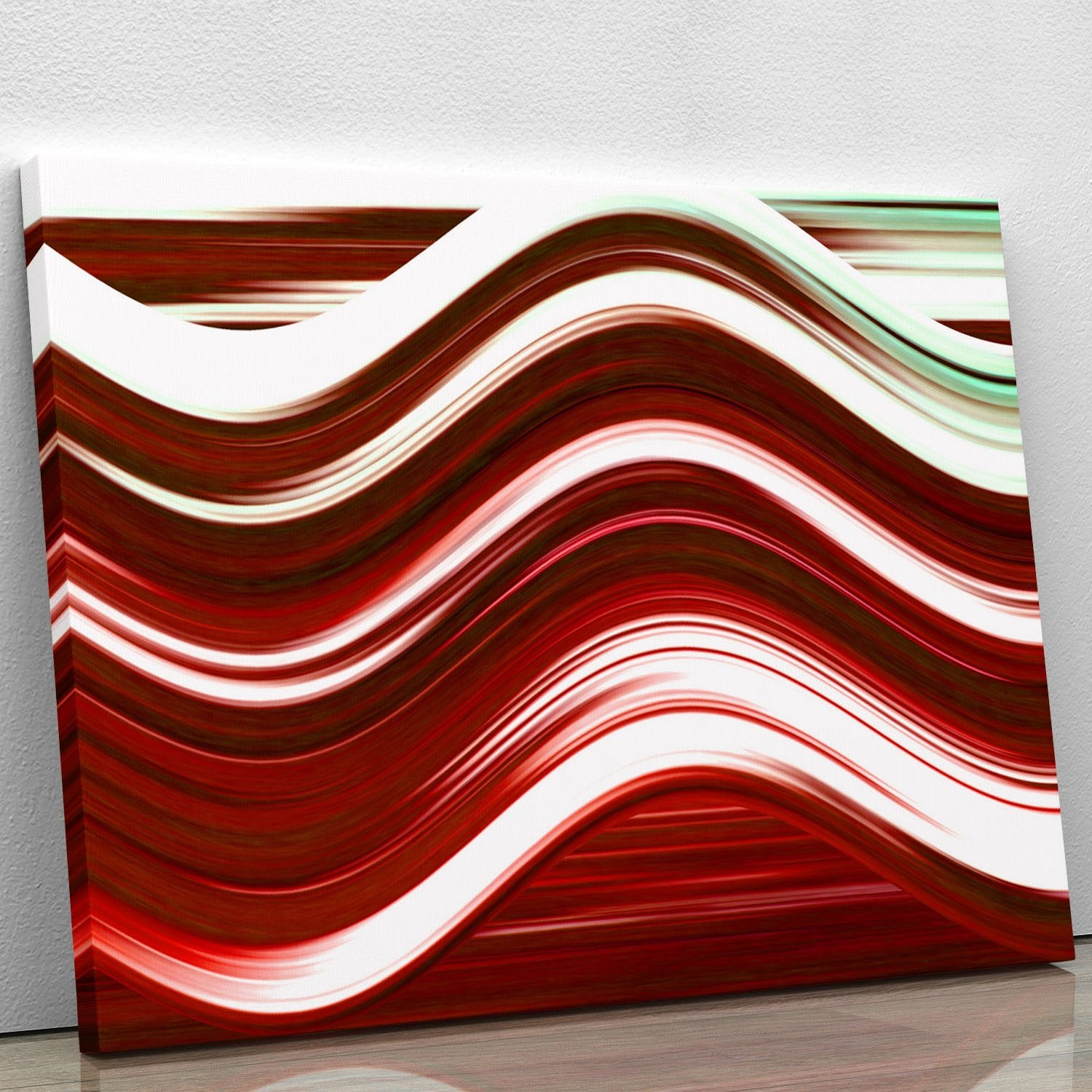 Red Wave Canvas Print or Poster