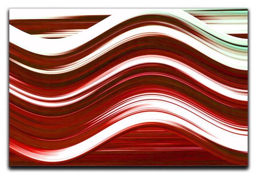 Red Wave Canvas Print or Poster - Canvas Art Rocks - 1