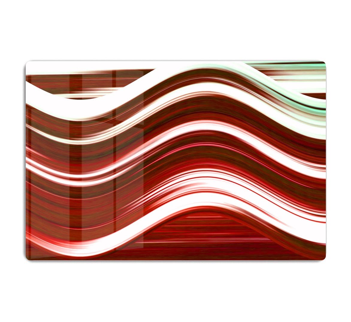 Red Wave HD Metal Print - Canvas Art Rocks - 1