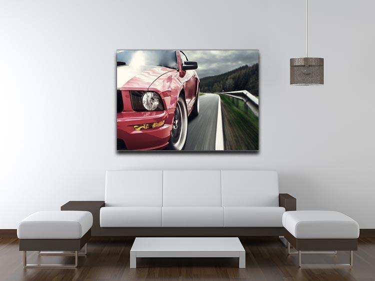 Red sport car Canvas Print or Poster - Canvas Art Rocks - 4
