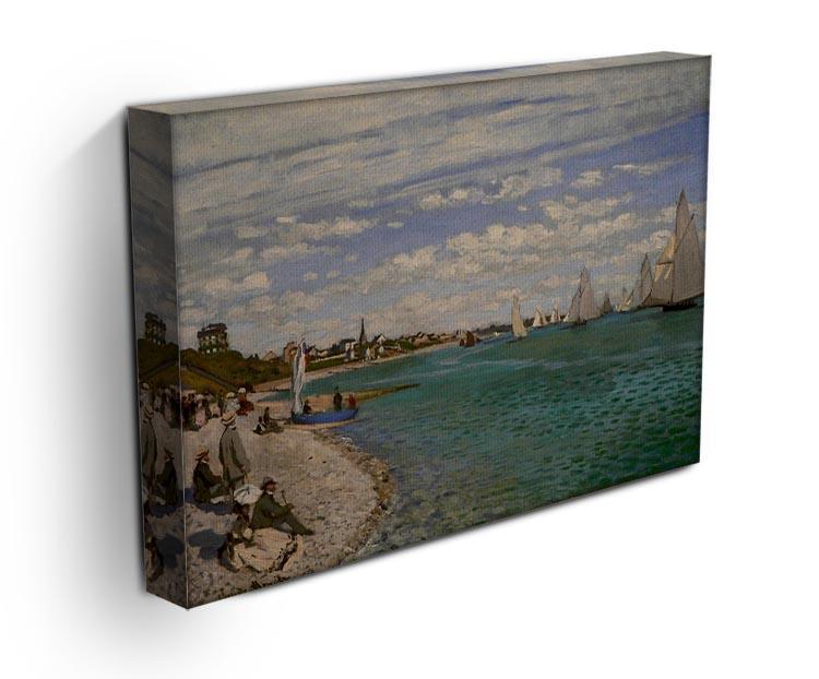 Regatta at St. Adresse by Monet Canvas Print & Poster - Canvas Art Rocks - 3