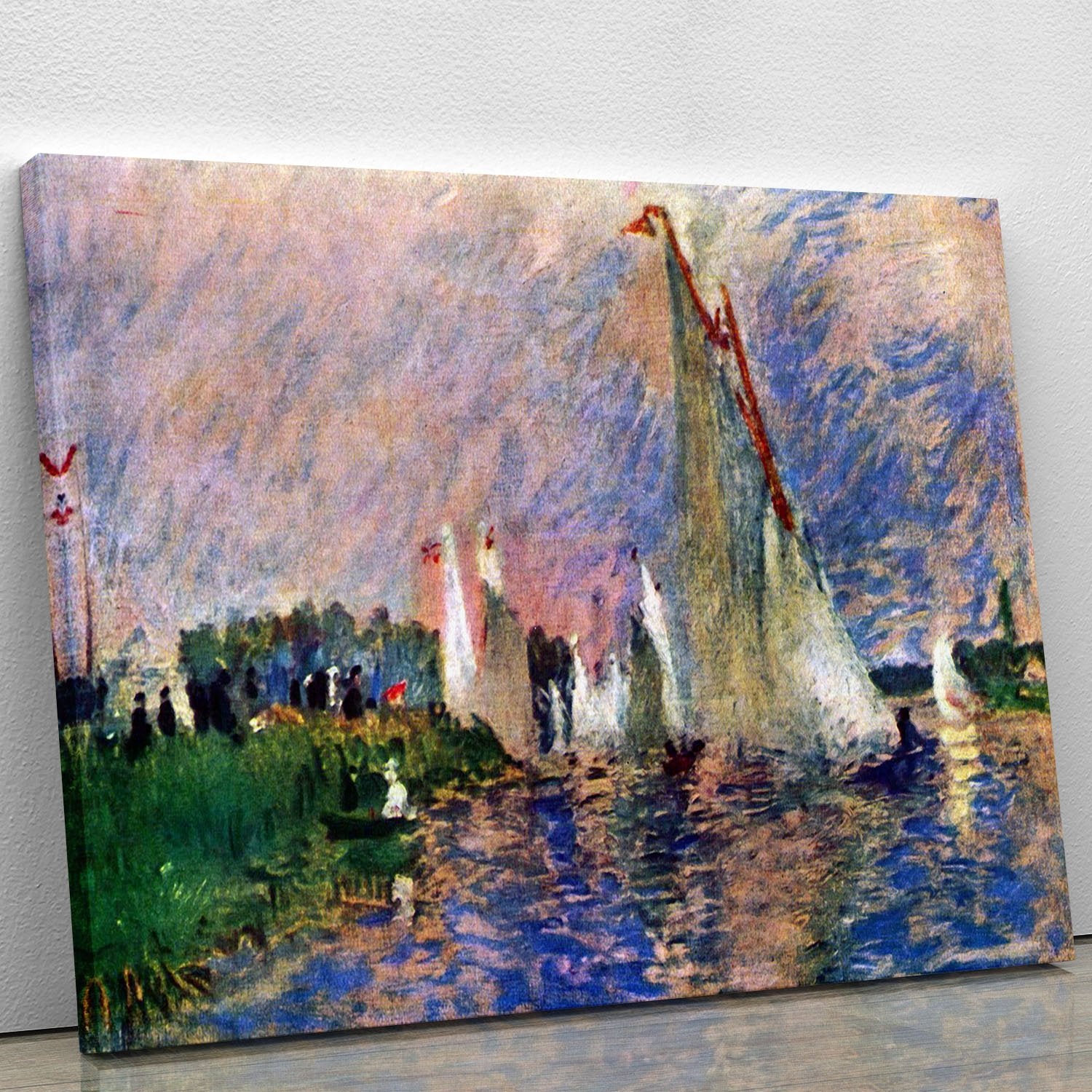 Regatta in Argenteuil by Renoir Canvas Print or Poster