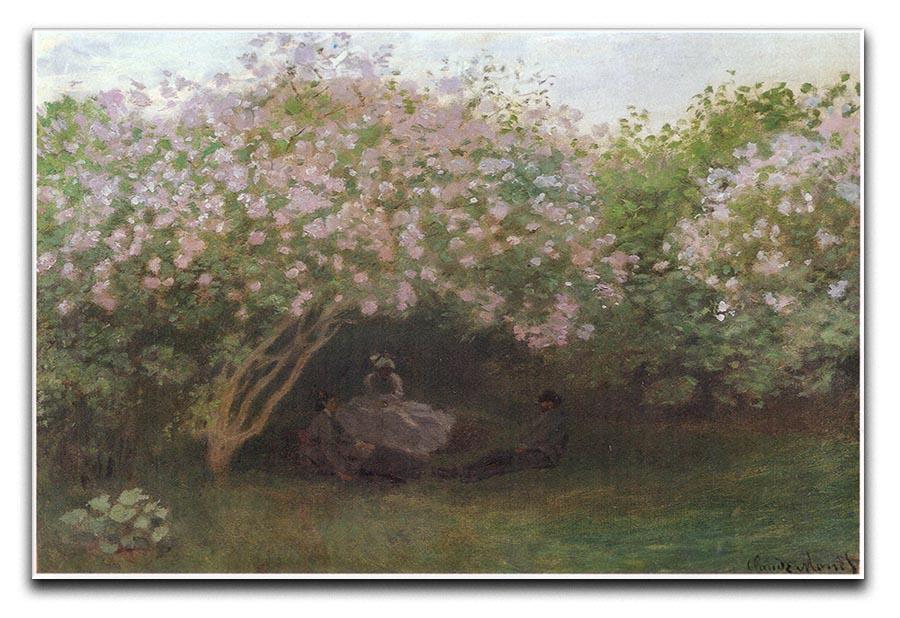 Repos sous les lilas 1872 by Monet Canvas Print & Poster  - Canvas Art Rocks - 1