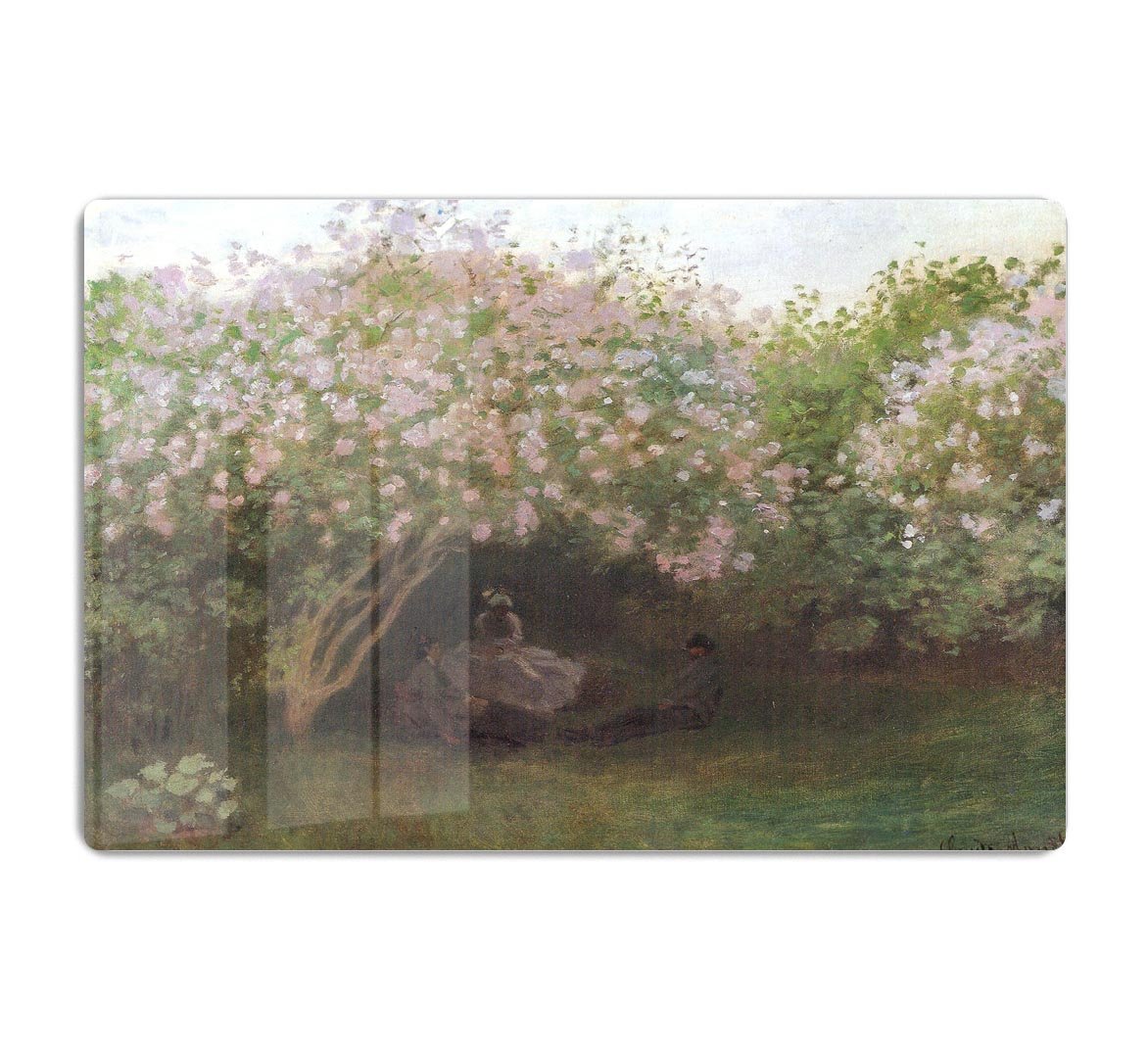 Repos sous les lilas 1872 by Monet HD Metal Print