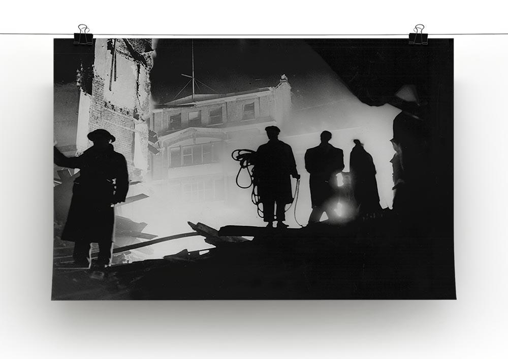 Rescuers in Soho London Canvas Print or Poster - Canvas Art Rocks - 2