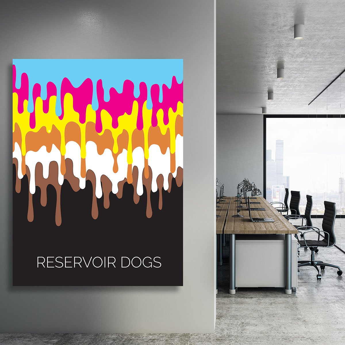 Reservoir Dogs Minimal Movie Canvas Print or Poster