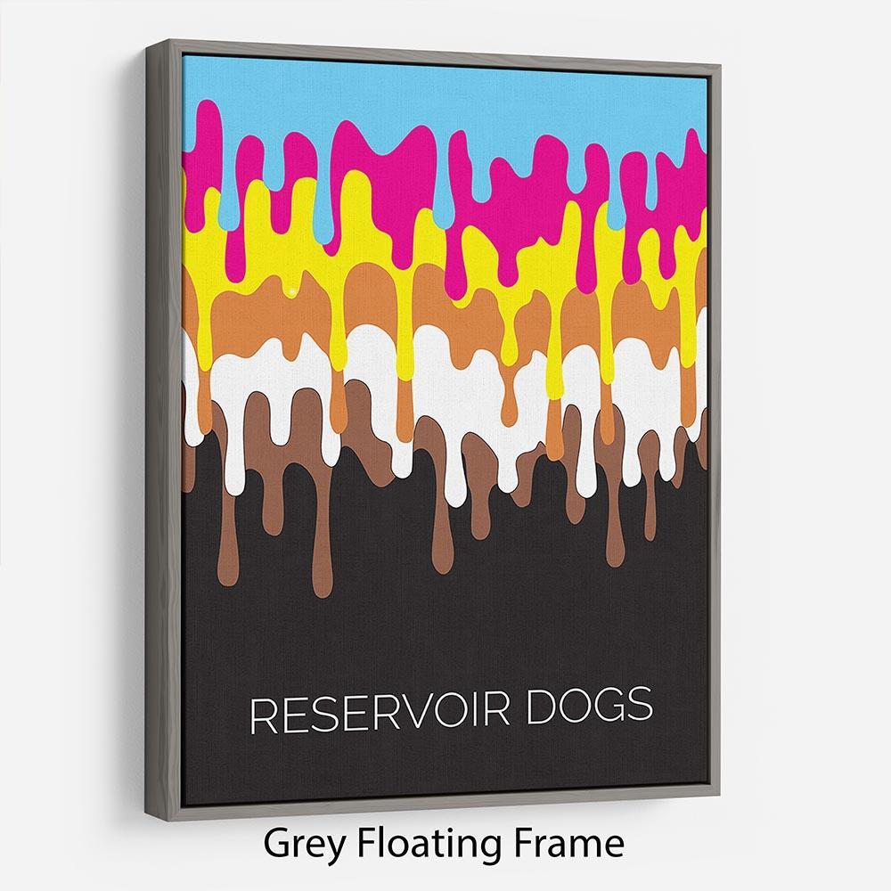 Reservoir Dogs Minimal Movie Floating Frame Canvas - Canvas Art Rocks - 3