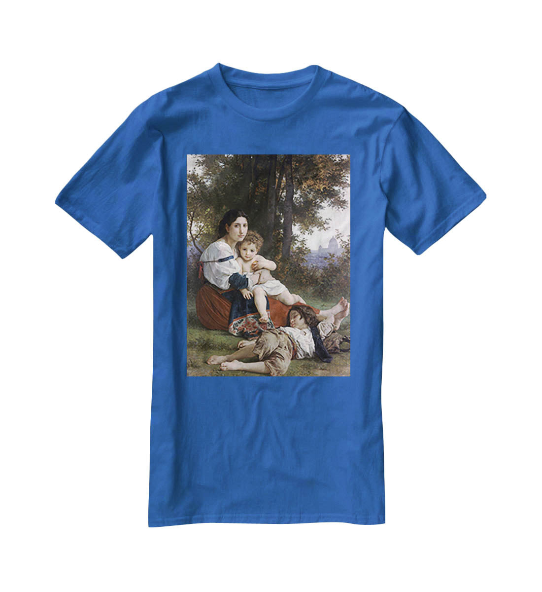 Rest By Bouguereau T-Shirt - Canvas Art Rocks - 2