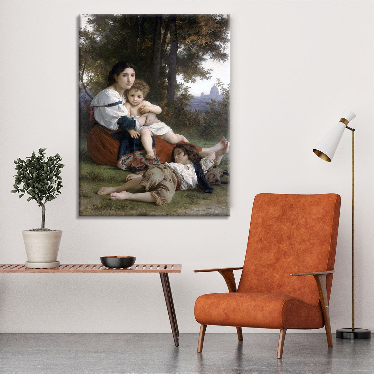 Rest By Bouguereau Canvas Print or Poster