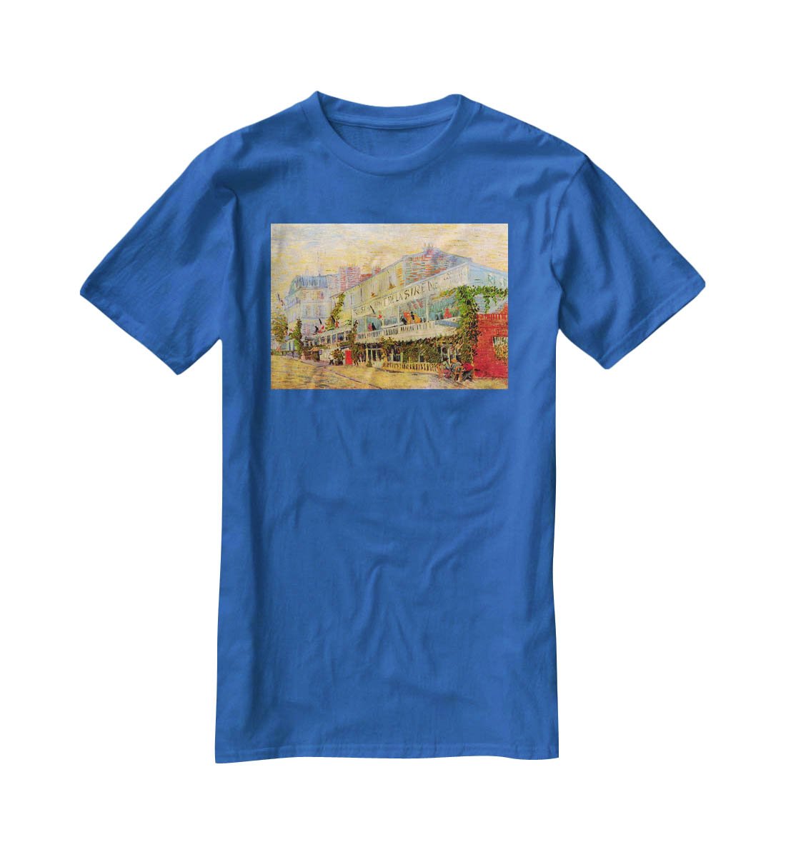 Restaurant de la Sirene at Asnieres by Van Gogh T-Shirt - Canvas Art Rocks - 2