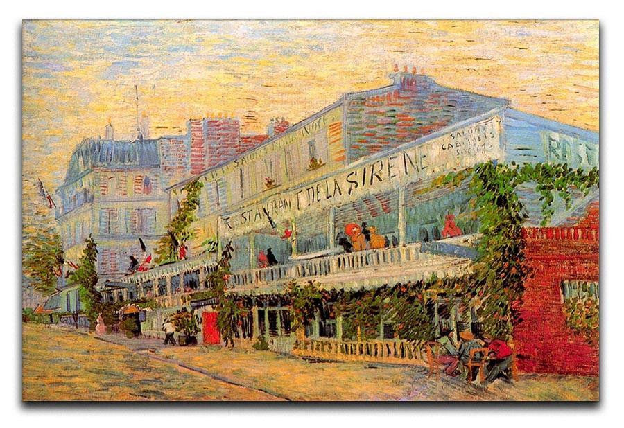 Restaurant de la Sirene at Asnieres by Van Gogh Canvas Print & Poster  - Canvas Art Rocks - 1