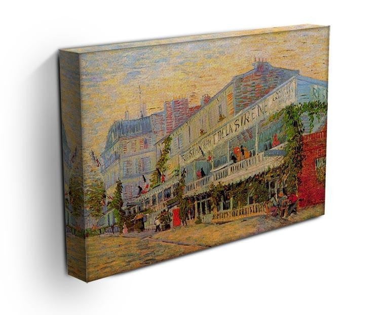 Restaurant de la Sirene at Asnieres by Van Gogh Canvas Print & Poster - Canvas Art Rocks - 3