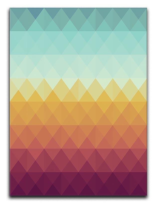 Retro hipsters triangle Canvas Print or Poster  - Canvas Art Rocks - 1