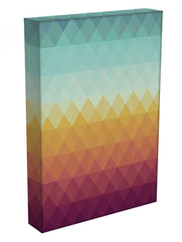 Retro hipsters triangle Canvas Print or Poster - Canvas Art Rocks - 3