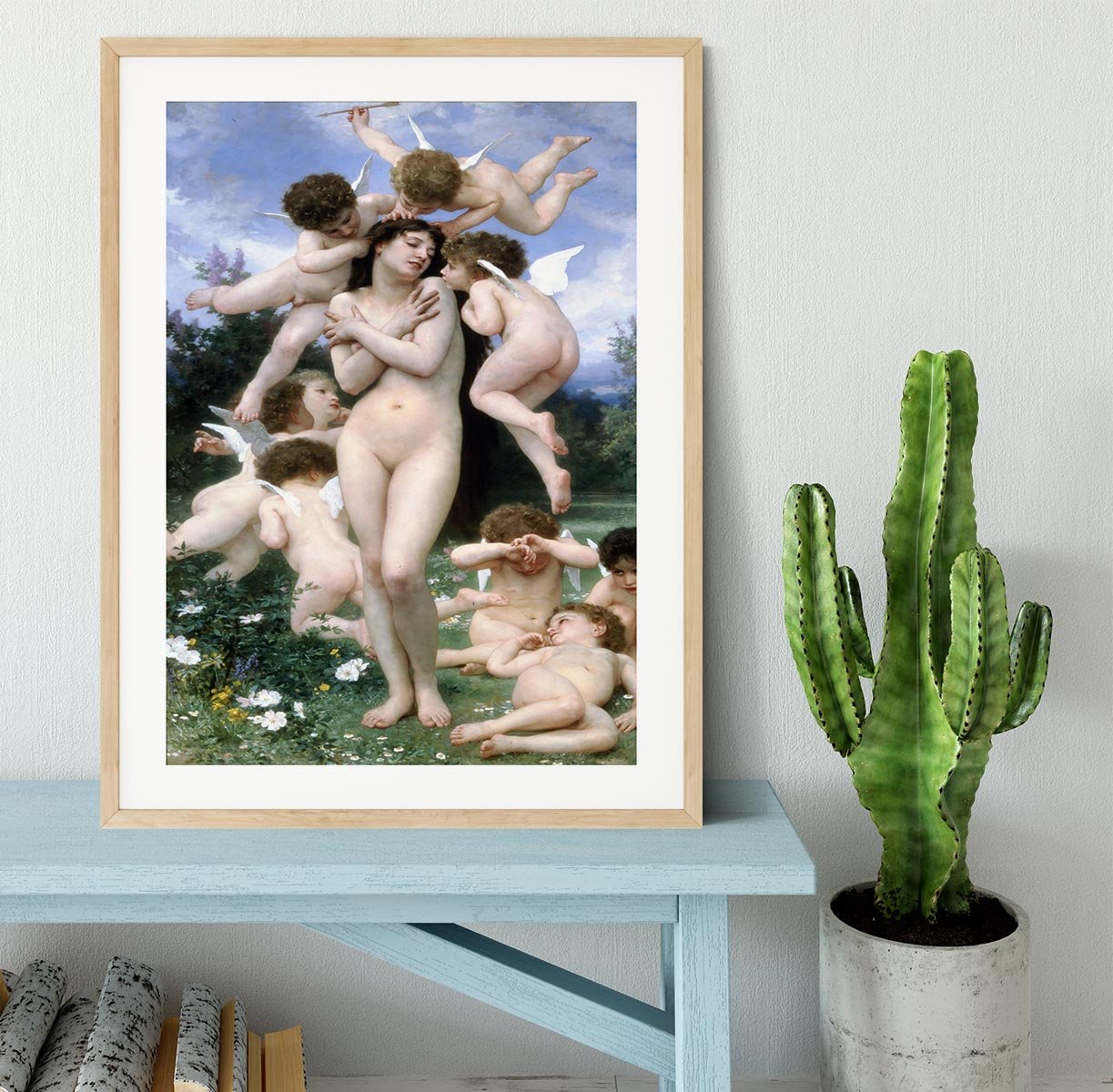Return of Spring By Bouguereau Framed Print - Canvas Art Rocks - 3