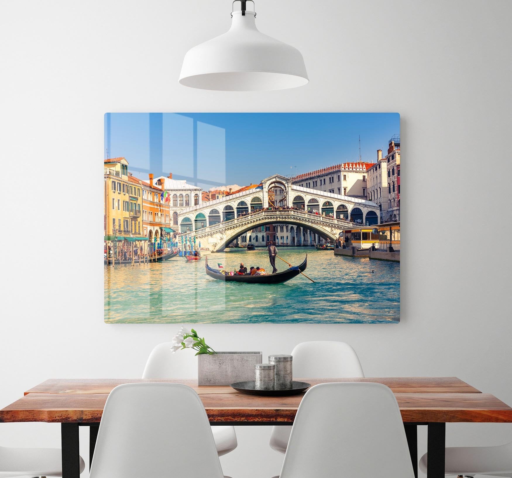 Rialto Bridge Venice HD Metal Print
