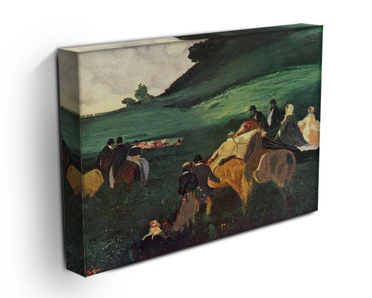 Riders in the landscape by Degas Canvas Print or Poster - Canvas Art Rocks - 3