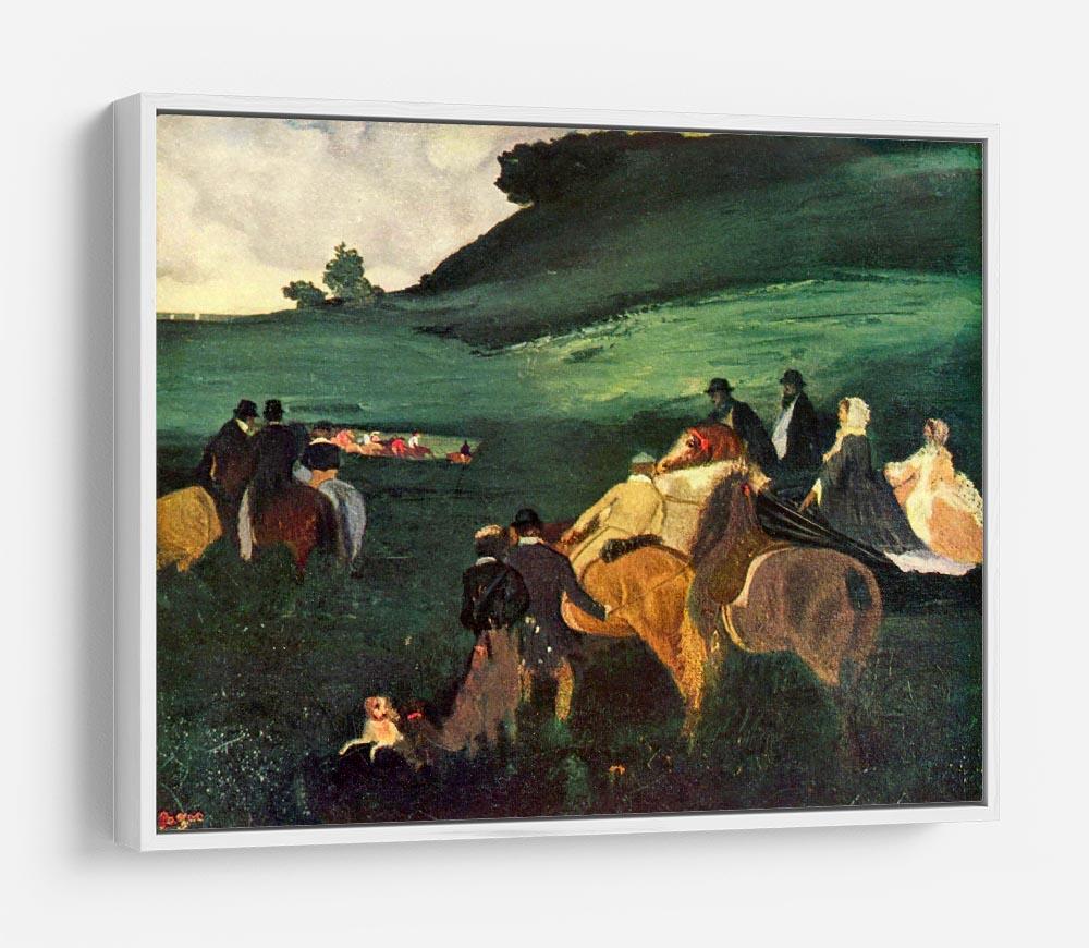 Riders in the landscape by Degas HD Metal Print - Canvas Art Rocks - 7