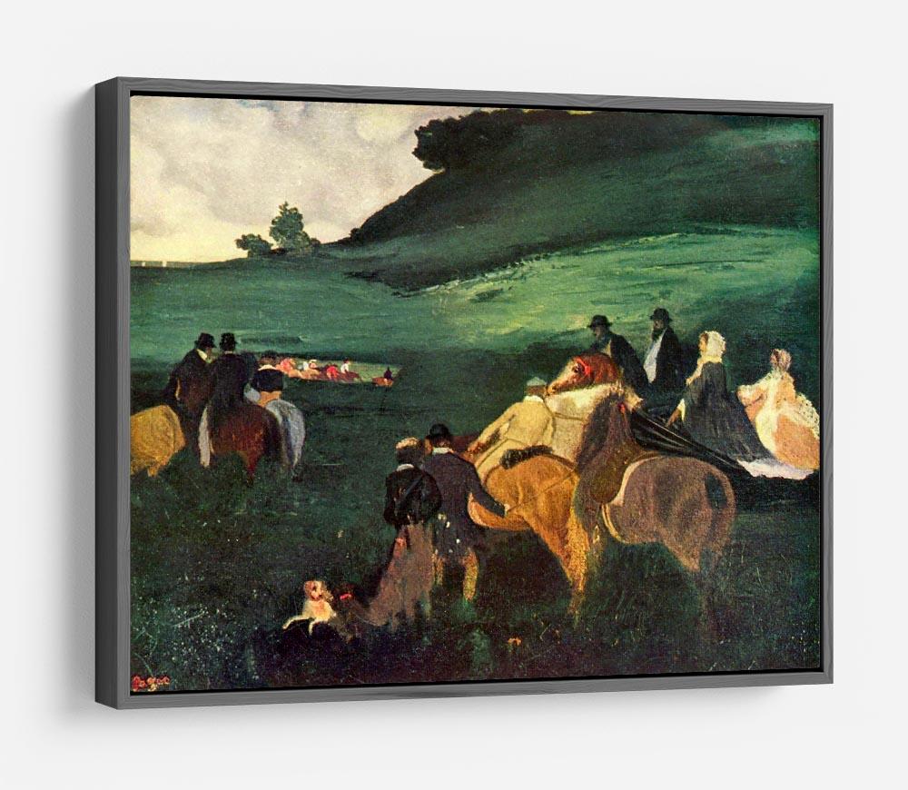 Riders in the landscape by Degas HD Metal Print - Canvas Art Rocks - 9