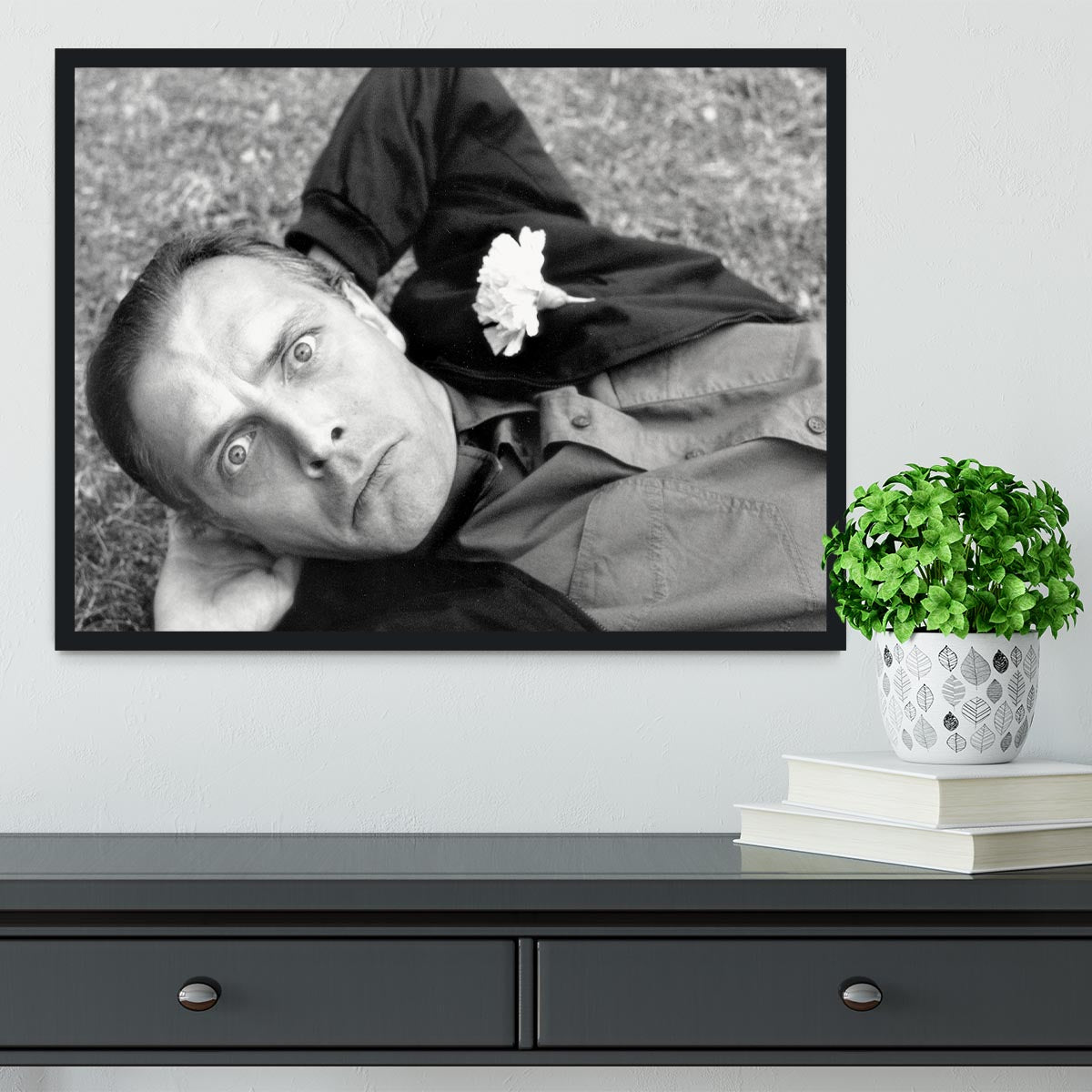 Rik Mayall Framed Print - Canvas Art Rocks - 2