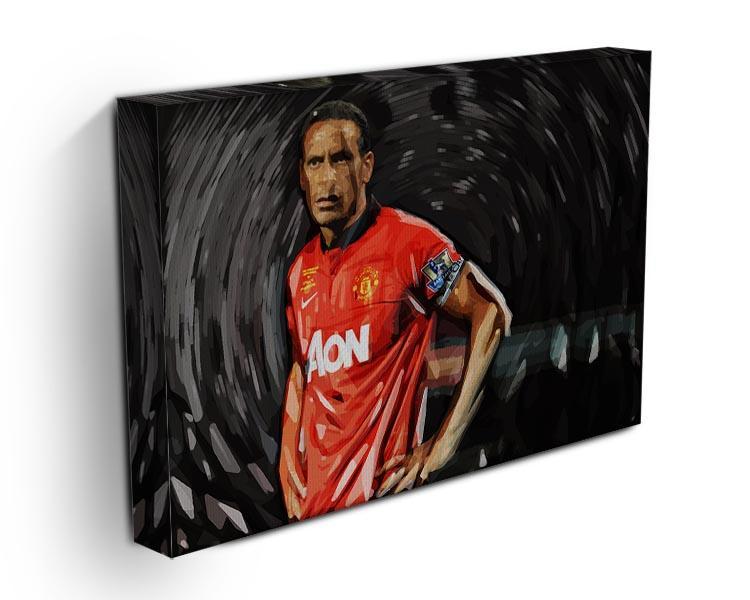 Rio Ferdinand Manchester United Canvas Print or Poster - Canvas Art Rocks - 3
