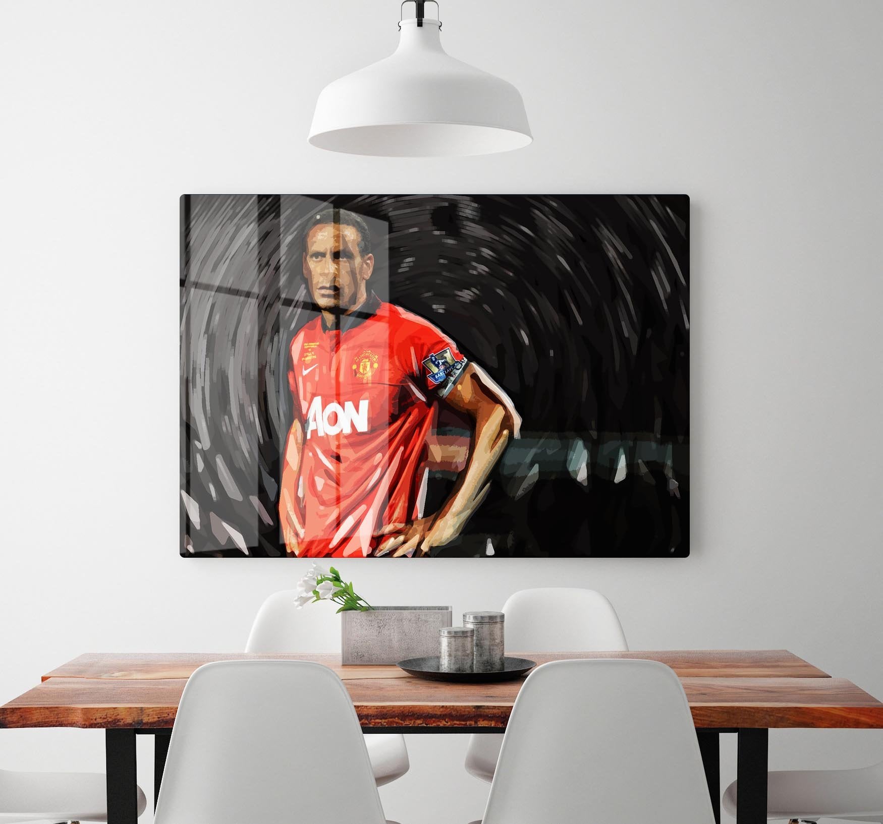 Rio Ferdinand Manchester United HD Metal Print