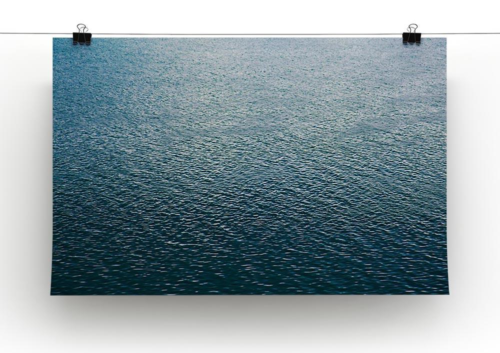 Ripple on blue water Canvas Print or Poster - Canvas Art Rocks - 2