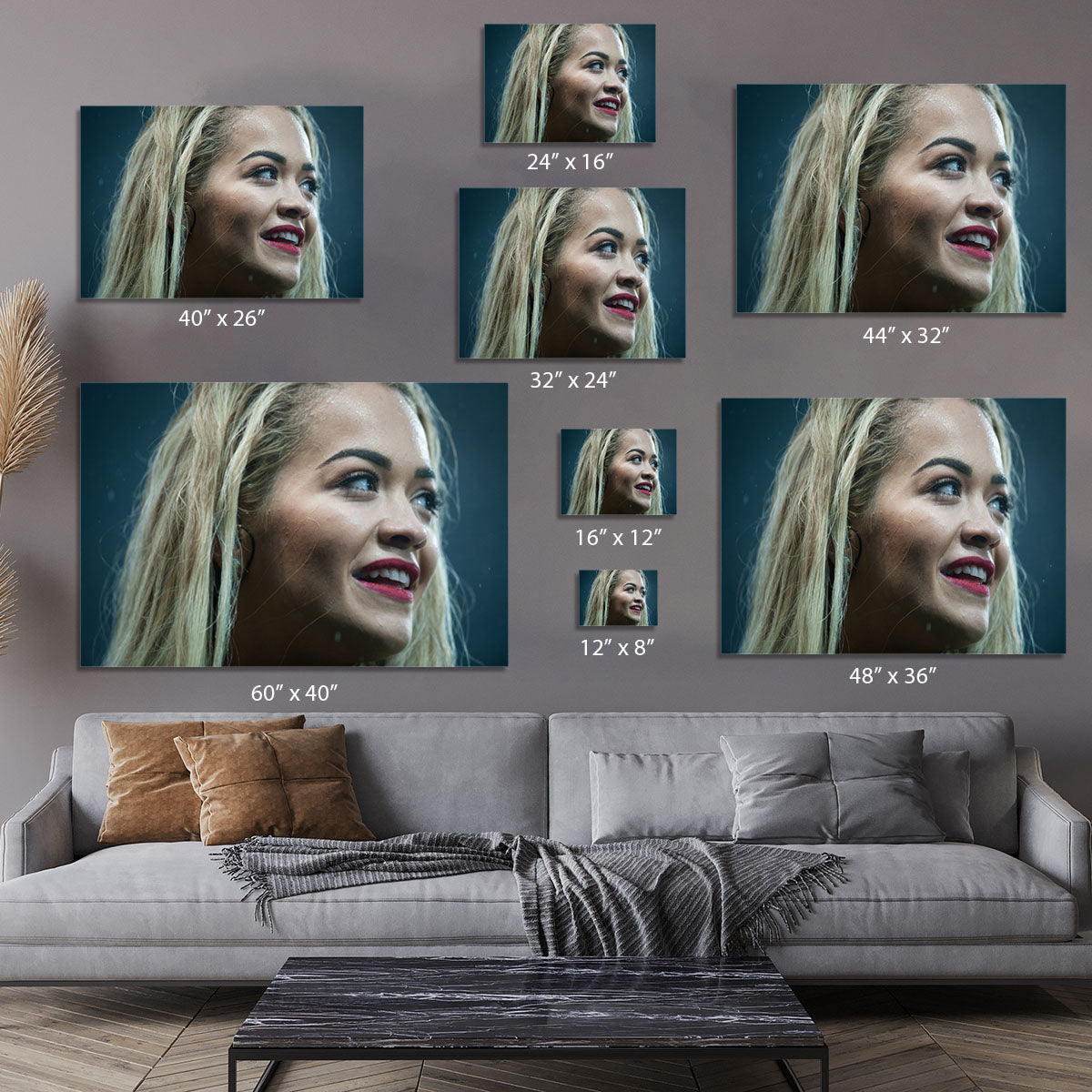 Rita Ora in 2015 Canvas Print or Poster - Canvas Art Rocks - 7