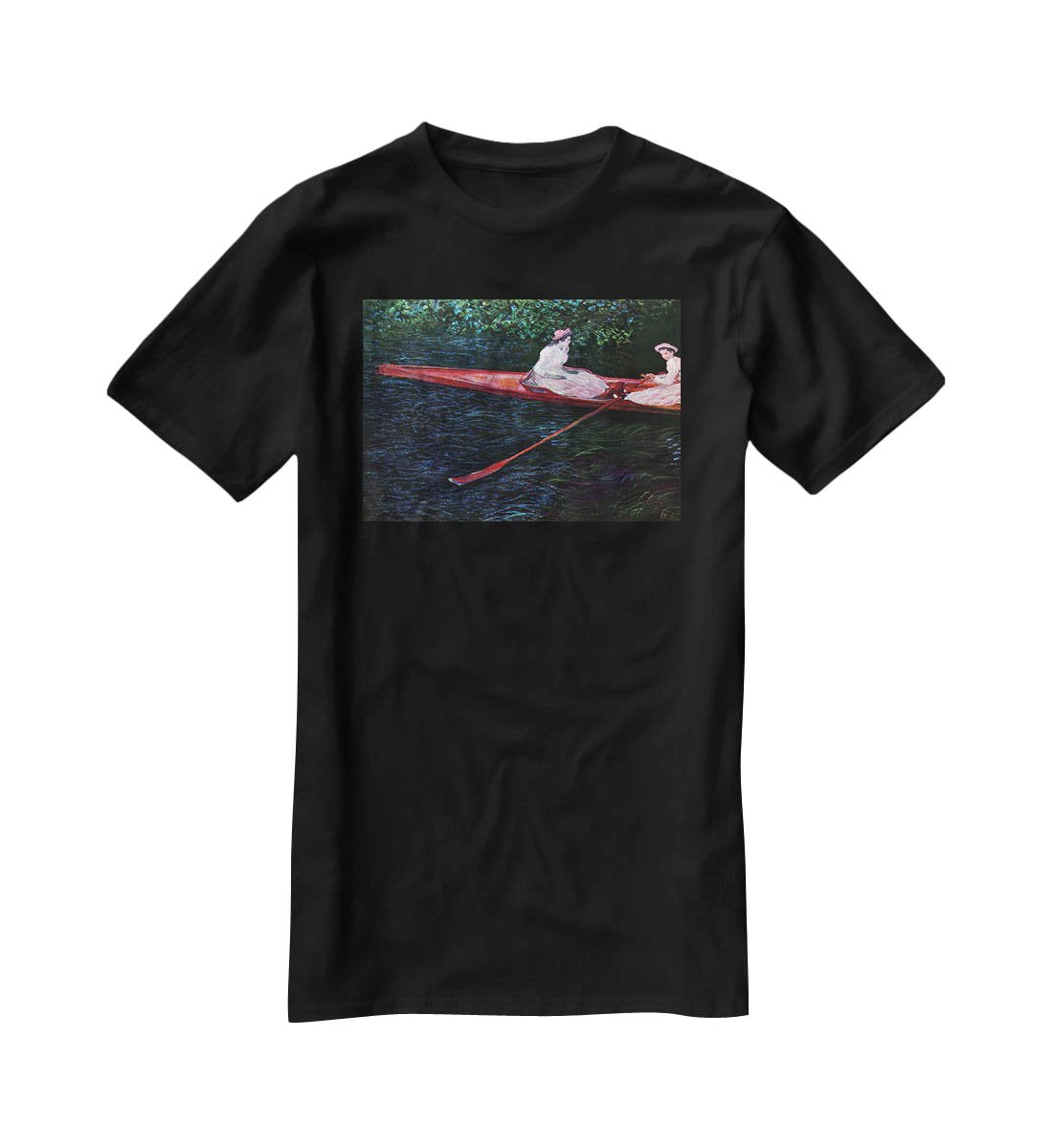 River Epte by Monet T-Shirt - Canvas Art Rocks - 1