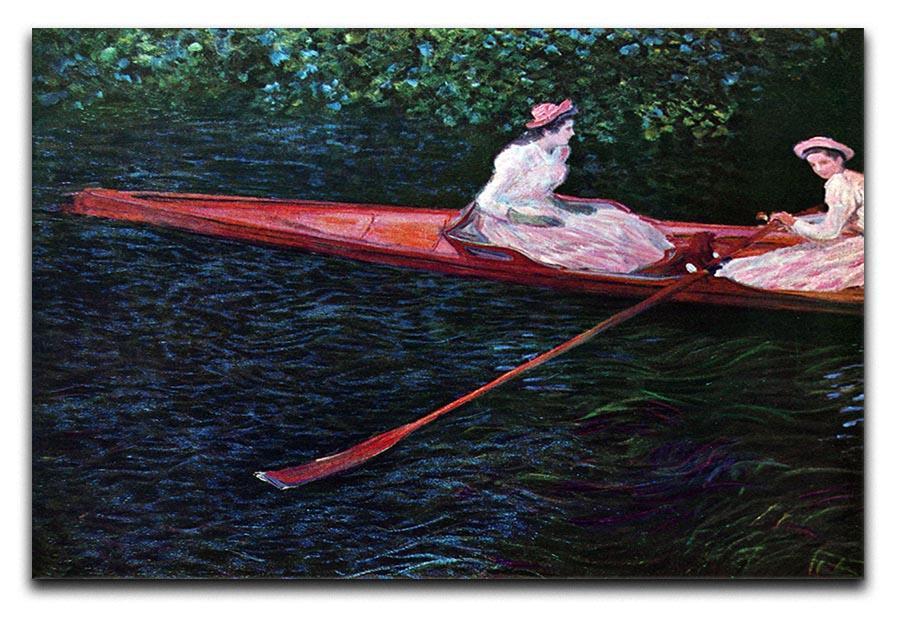 River Epte by Monet Canvas Print & Poster  - Canvas Art Rocks - 1