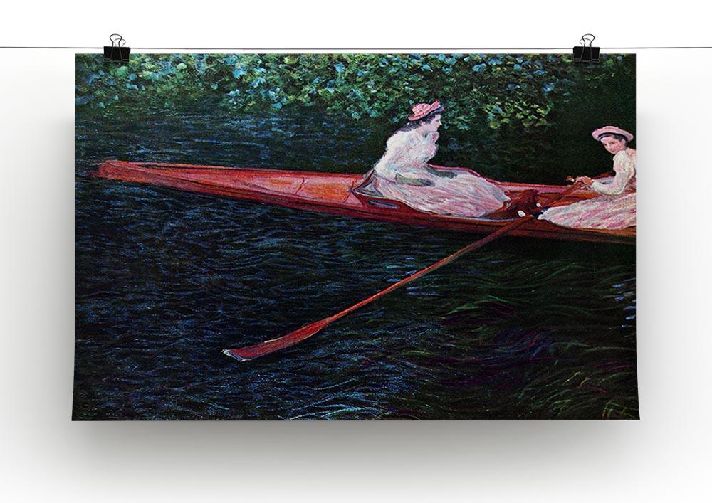River Epte by Monet Canvas Print & Poster - Canvas Art Rocks - 2