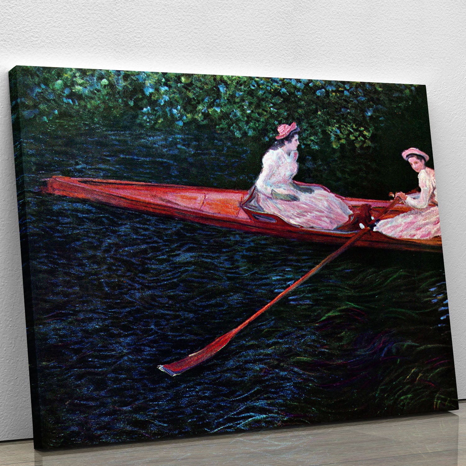 River Epte by Monet Canvas Print or Poster - Canvas Art Rocks - 1