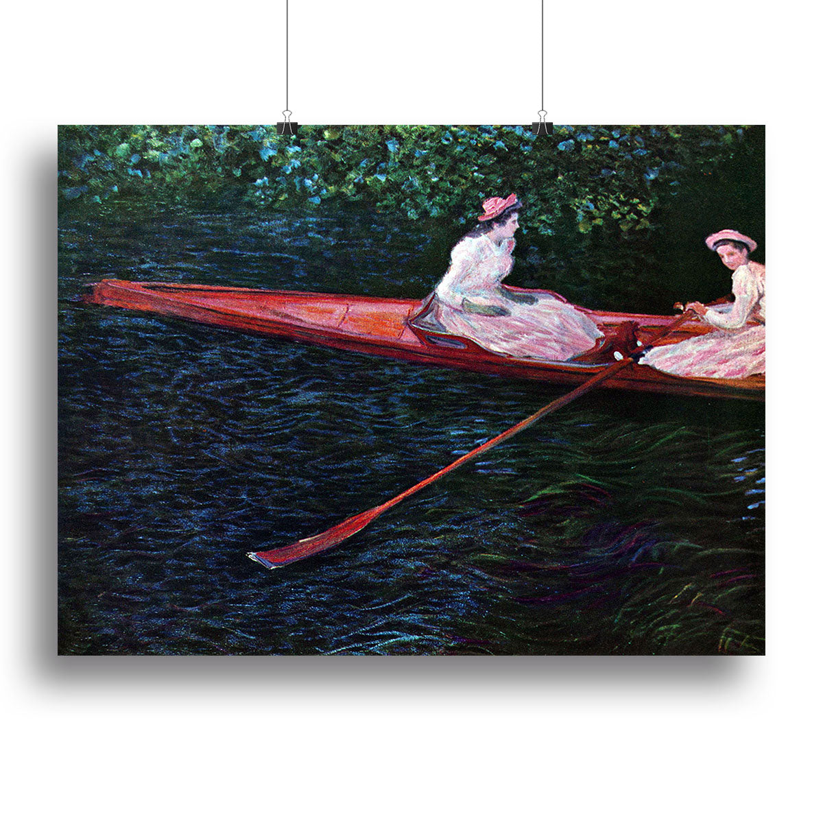 River Epte by Monet Canvas Print or Poster - Canvas Art Rocks - 2