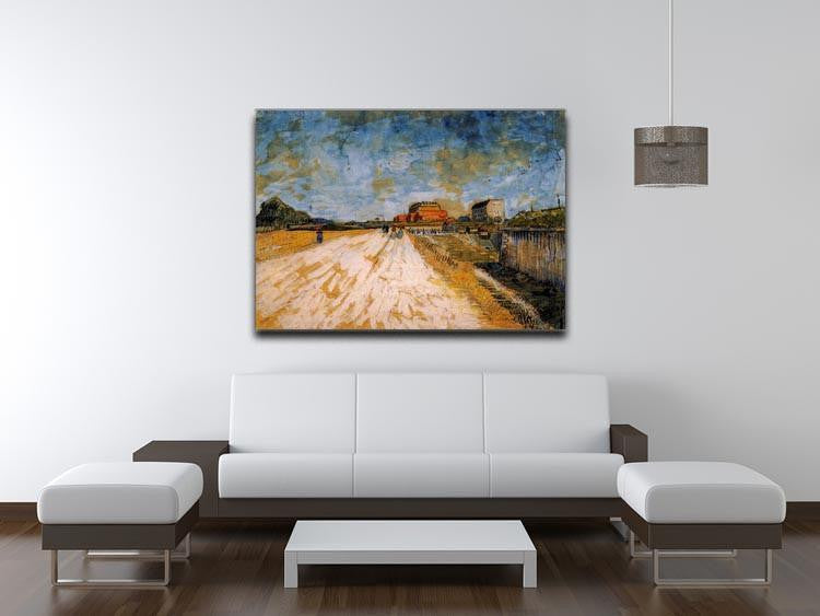 Road Running Beside the Paris Ramparts by Van Gogh Canvas Print & Poster - Canvas Art Rocks - 4