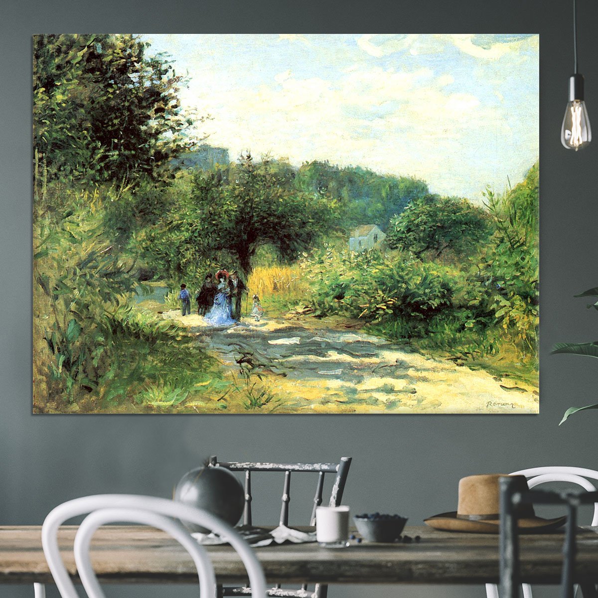 Road to Louveciennes by Renoir Canvas Print or Poster