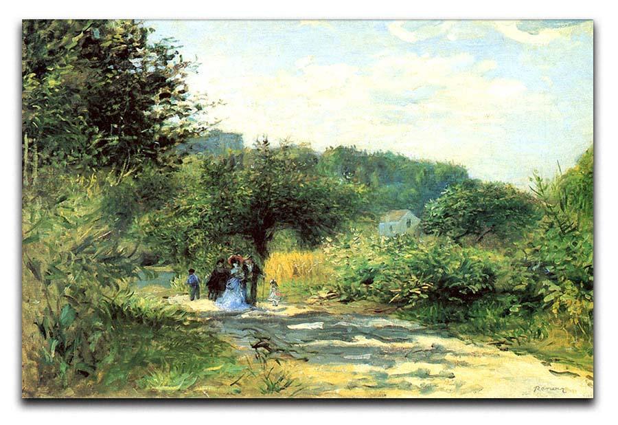 Road to Louveciennes by Renoir Canvas Print or Poster  - Canvas Art Rocks - 1