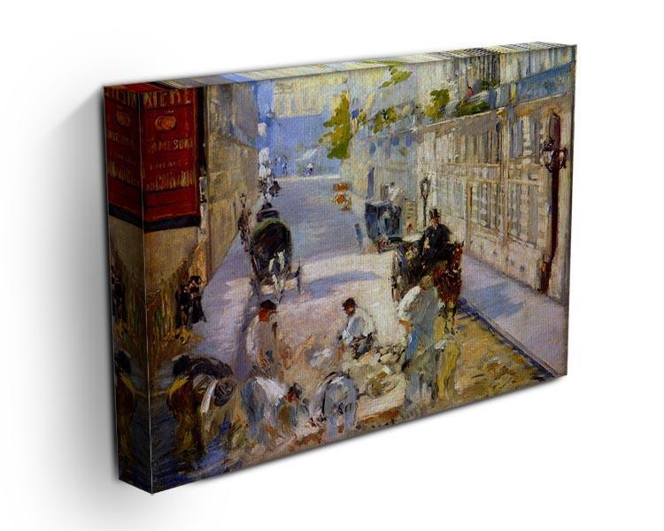 Road workers rue de Berne by Manet Canvas Print or Poster - Canvas Art Rocks - 3