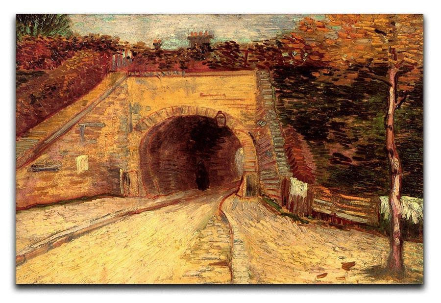 Roadway with Underpass The Viaduct by Van Gogh Canvas Print & Poster  - Canvas Art Rocks - 1