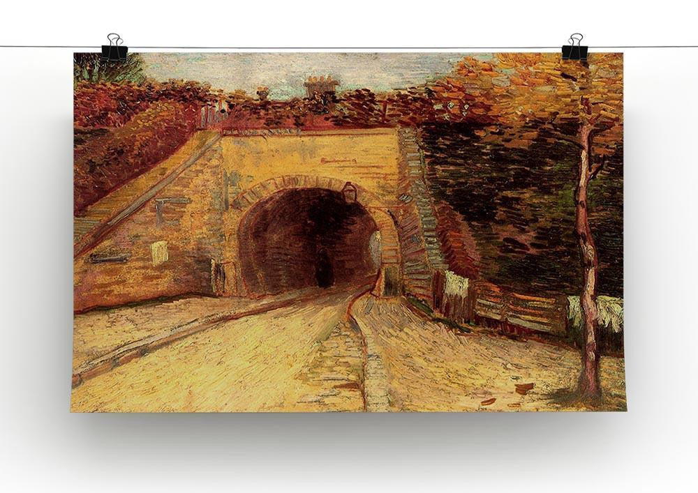Roadway with Underpass The Viaduct by Van Gogh Canvas Print & Poster - Canvas Art Rocks - 2